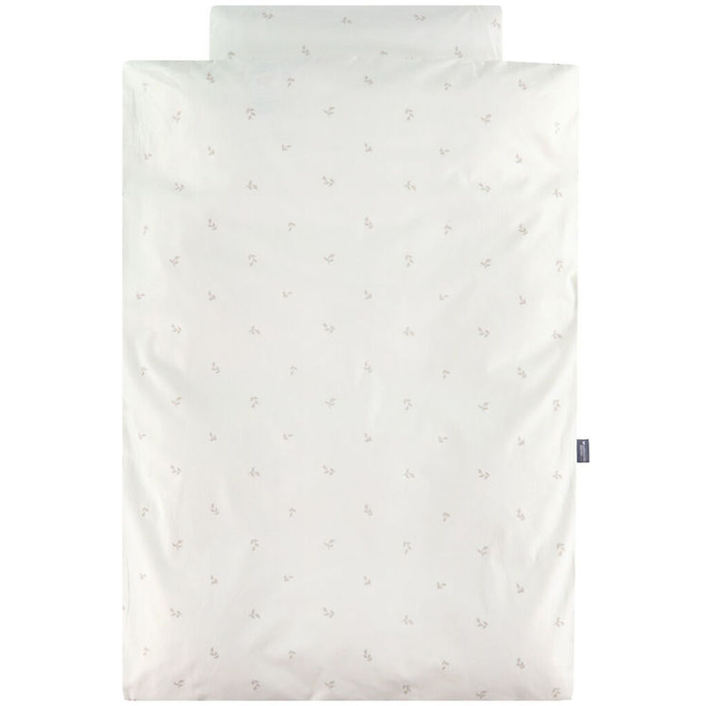 Nørgaard Madsens Sengetøj - Junior - Hvid m. Beige Blade