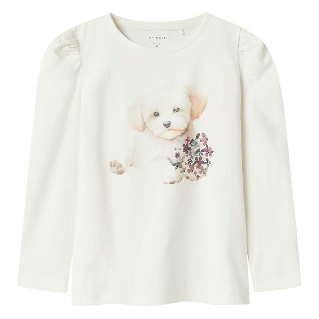 Name It Bluse - NmfNinea - Cloud Dancer