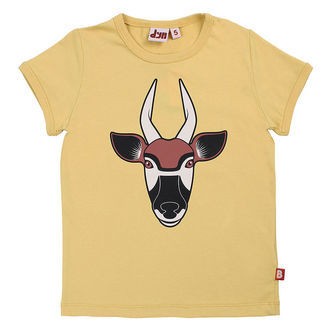 DYR T-shirt - DyrHide - Faded Yellow Bongo Antilope