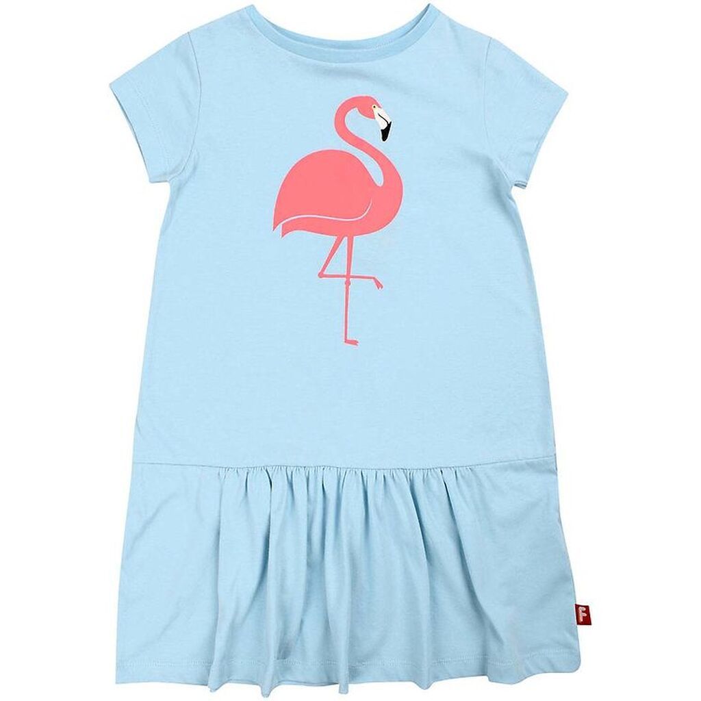 DYR-Cph Kjole - Dyrperky - Baby Blue Flamingo