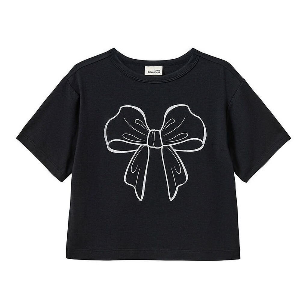 Sofie Schnoor T-shirt - Asitask - Sort/Sløjfe