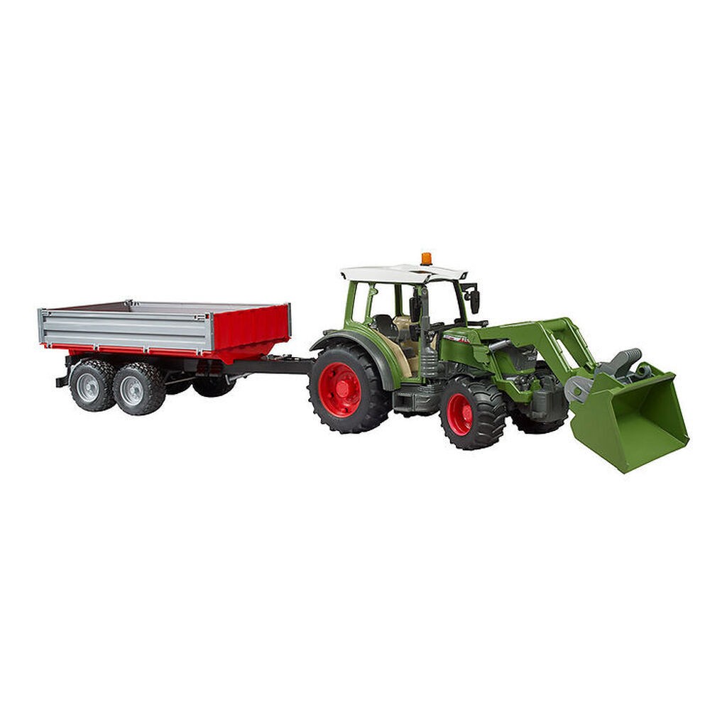 Bruder Traktor - Fendt Vario 211 m. Frontlæsser og Ti... - 02182