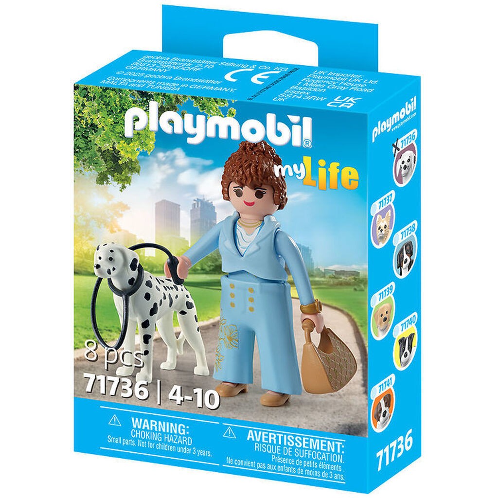 Playmobil MyLife - Manager med Dalmatiner - 71736 - 8 Dele