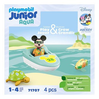 Playmobil Junior Aqua - Disney - Mickey's Bå... - 71707 - 4 Dele