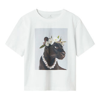 Name It T-shirt - NkfVotea - Bright White/Panther