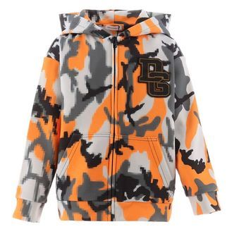 Dolce & Gabbana Cardigan m. Hætte - Reborn To Live - Orange/Grå