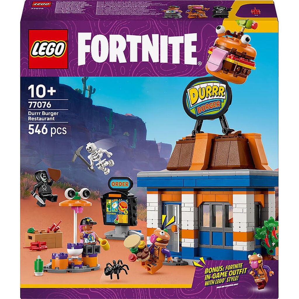 LEGOÂ® Fortnite - Durrr Burger-restaurant 77076 - 546 dele
