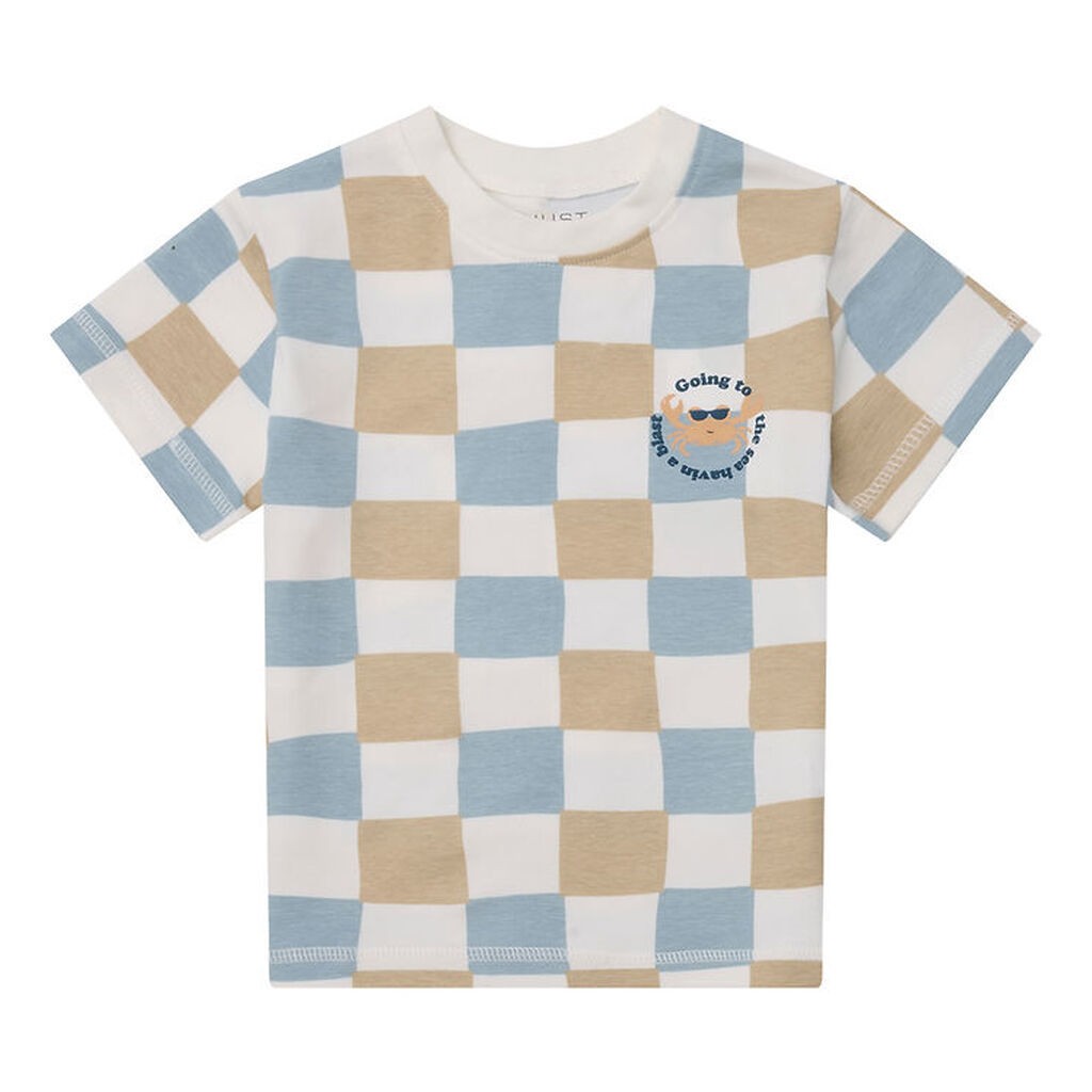 Hust and Claire T-shirt - Arthur - Ivory m. Krabbe