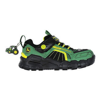 Skechers Sko m. Lys - Rugged Brights - John Deere - Grøn/Sort