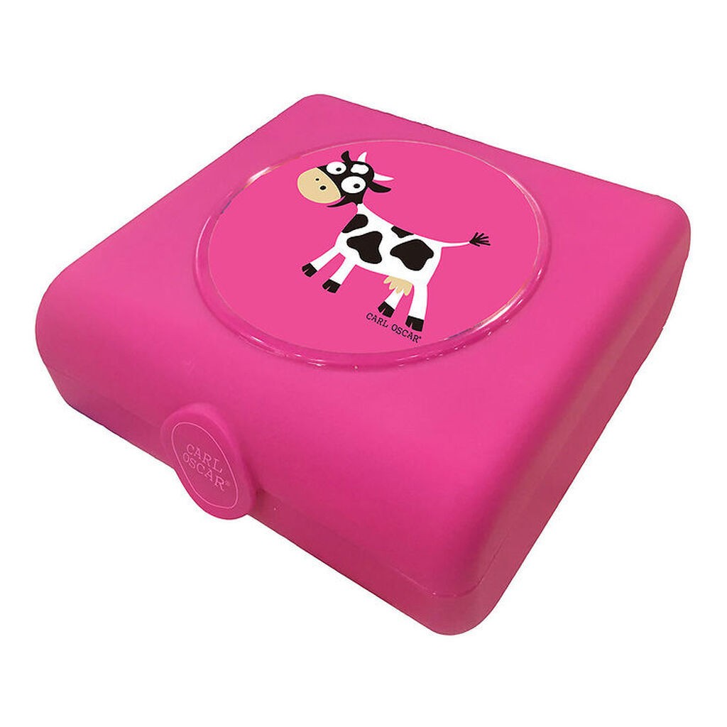 Carl Oscar Sandwichboks - 14,5 cm - Lilla m. Ko