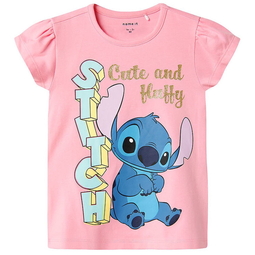 Name It T-Shirt - NmfFolly Stitch - Pink Frosting
