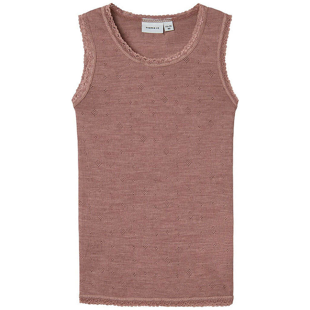 Name It Undertrøje - Uld - Hulmønster - NmfWang - Antler