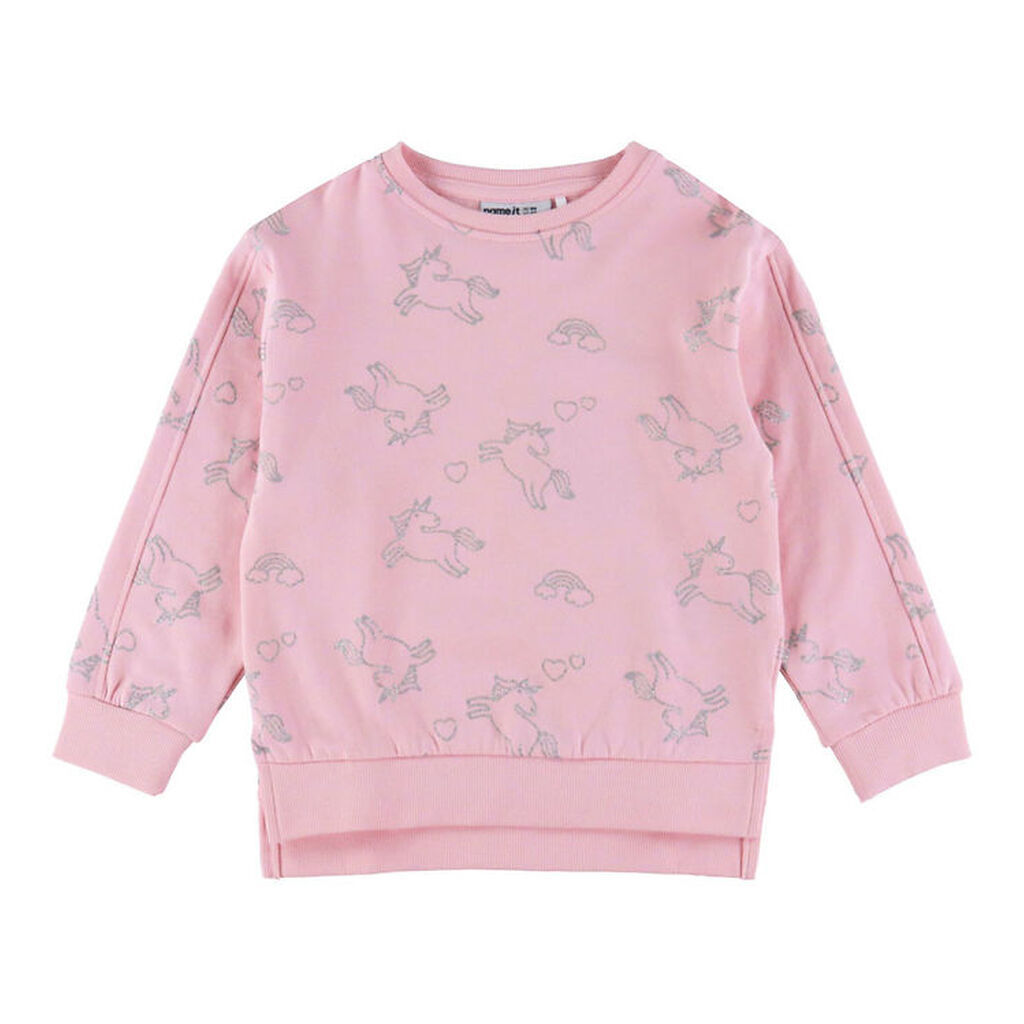 Name It Sweatshirt - NmfBirky - Orchid Pink