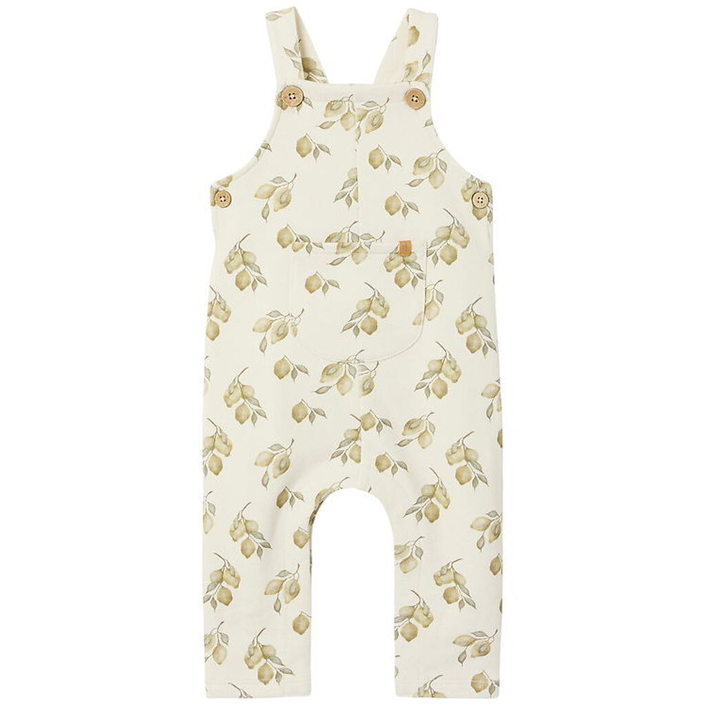 Lil' Atelier Smækbukser - Sweat - NbnJobo - Turtledove/Lemons