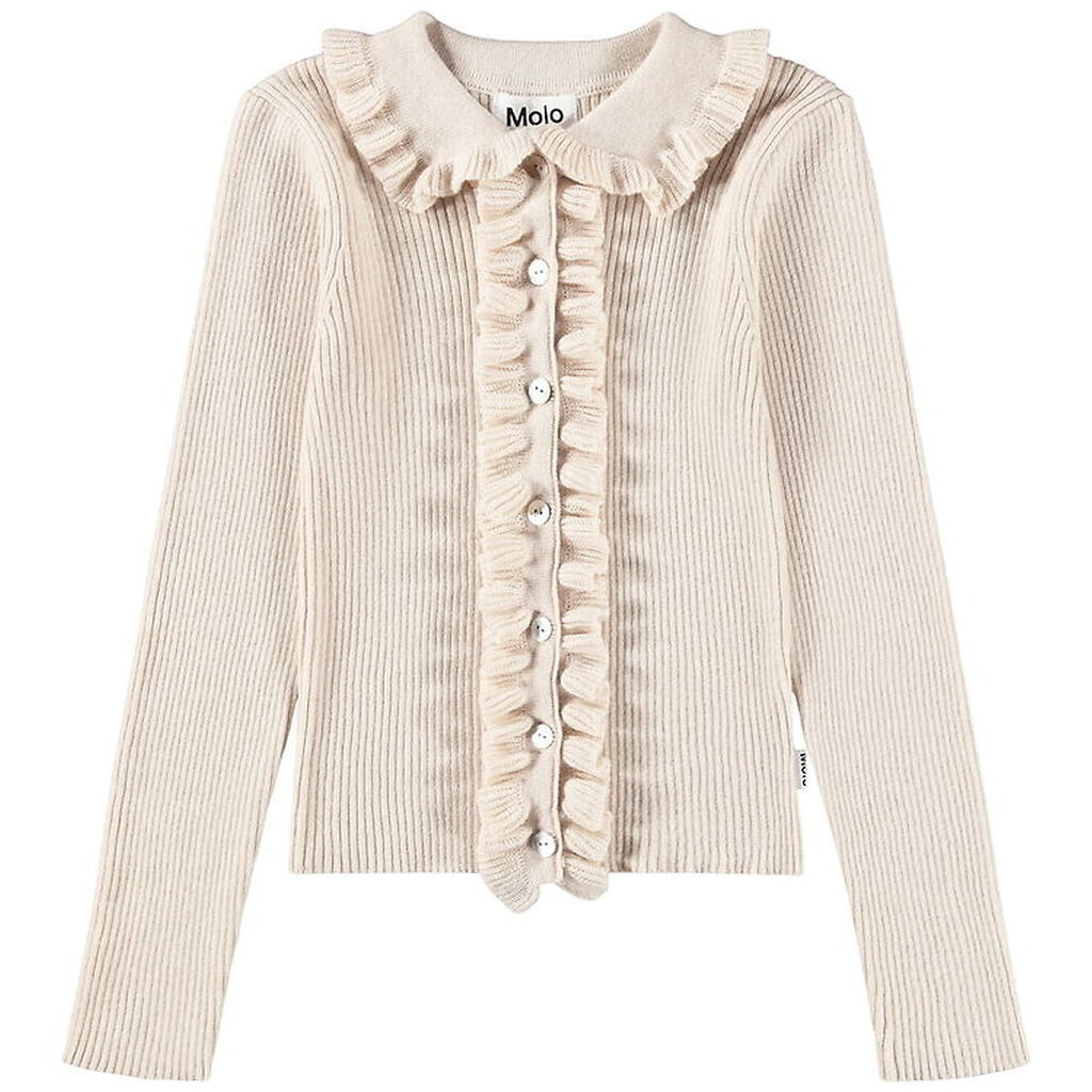 Molo Cardigan - Strik - Uld/Bomuld - Gamora - Buttercream