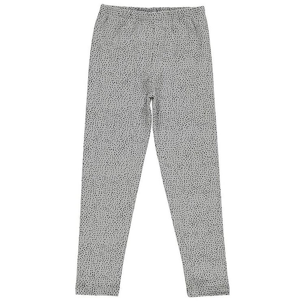 Gro Leggings - Malak - Grey Dawn m. Prikker