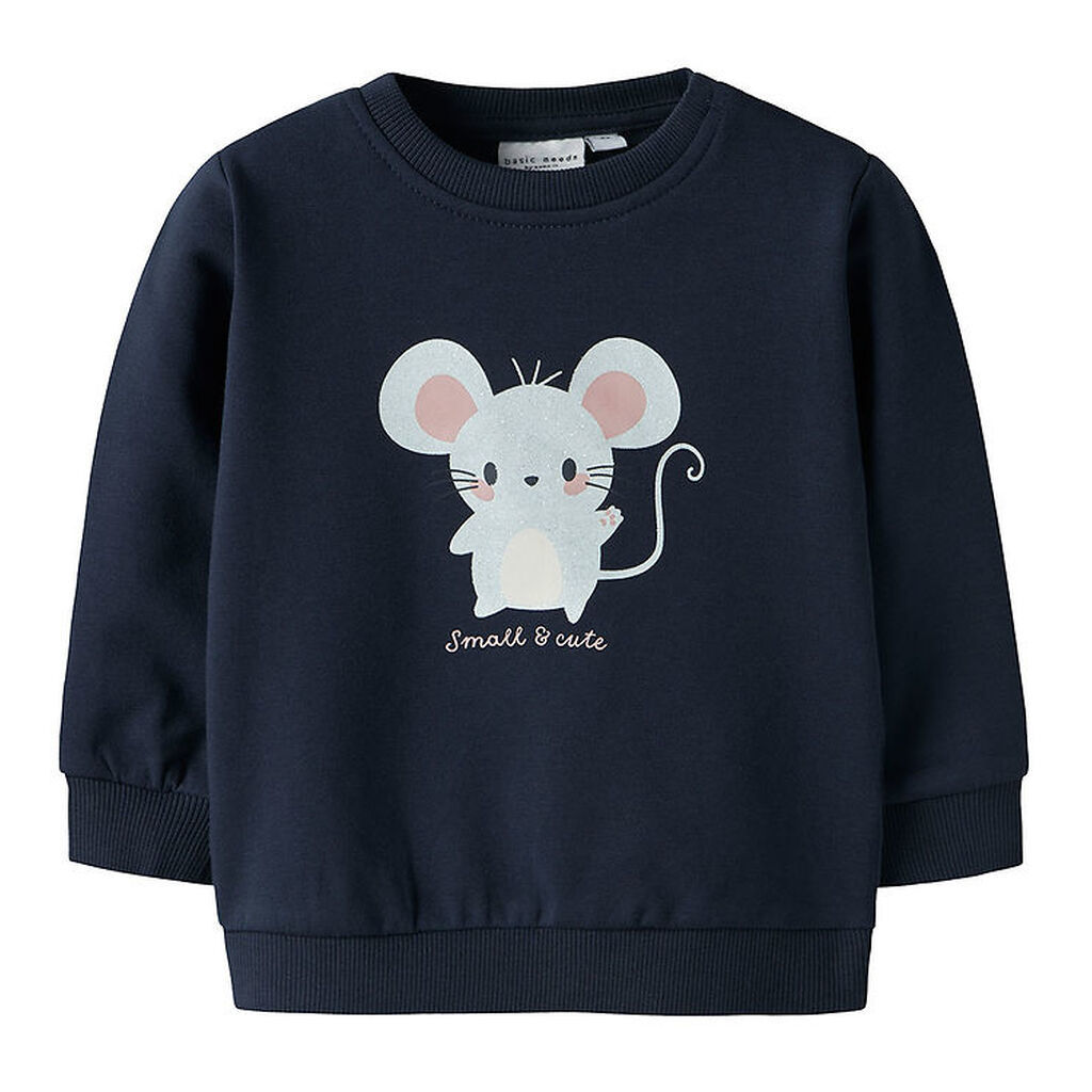 Name It Sweatshirt - NbfVrillie - Navy Blazer/Mouse