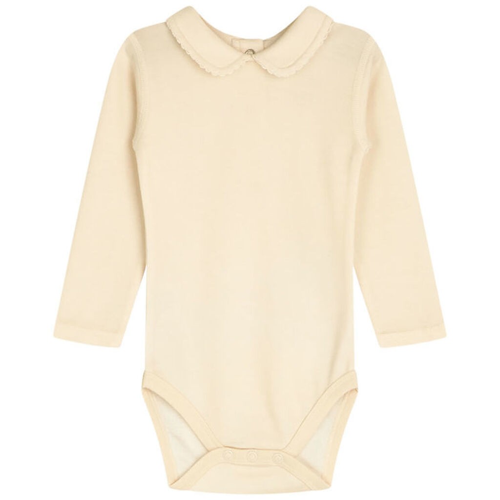 Hust and Claire Body l/æ - Uld/Bambus - Beate - Ecru