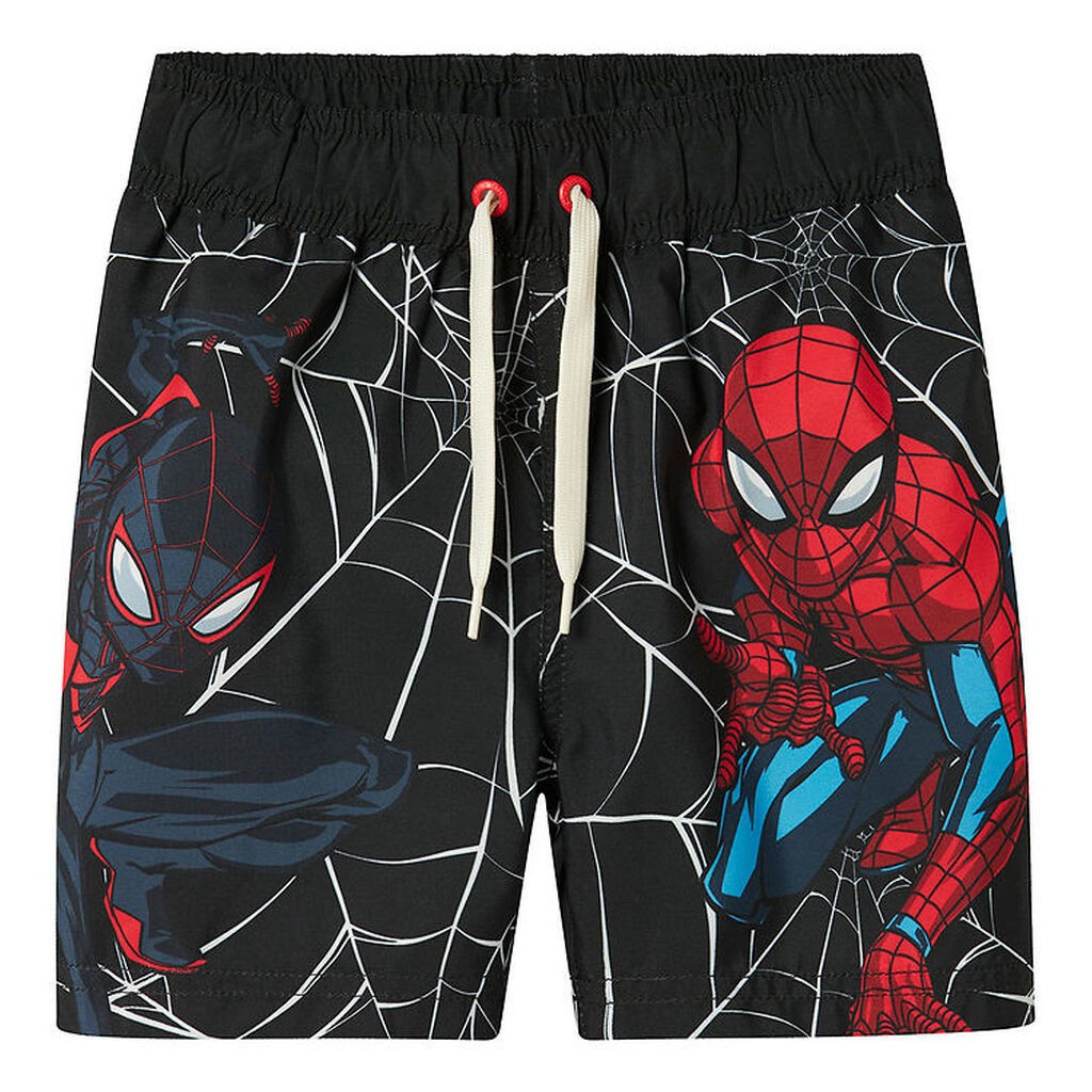 Name It Badeshorts - NmmMave - Spiderman - Sort