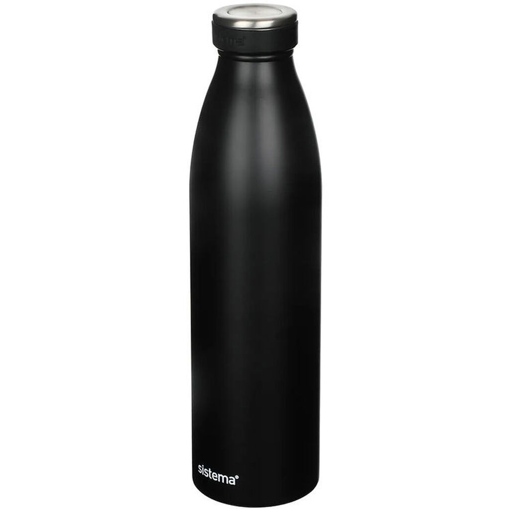Sistema Termoflaske - Stainless Steel - 750 ml - Sort