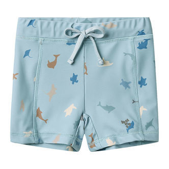 Wheat Badebukser - Ulrik - UV40+ - Soft Blue Sea Life
