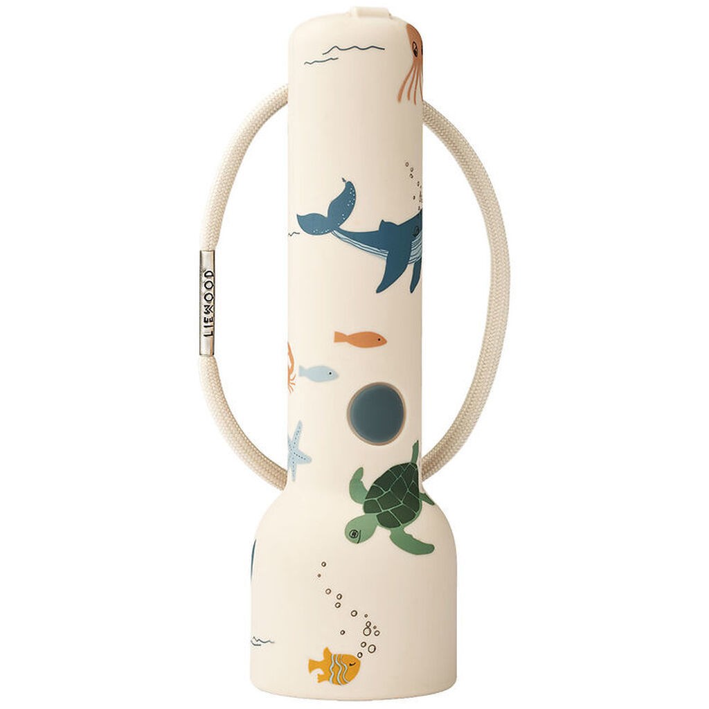 Liewood Lommelygte - Gry - Silikone - Sea Creature/Sandy