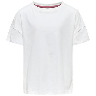 Kids Only T-shirt - KogRosa - Cloud Dancer/Valentine