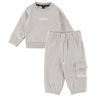 adidas Performance Sweatsæt - I Lin FL Jog - Wonalu/White