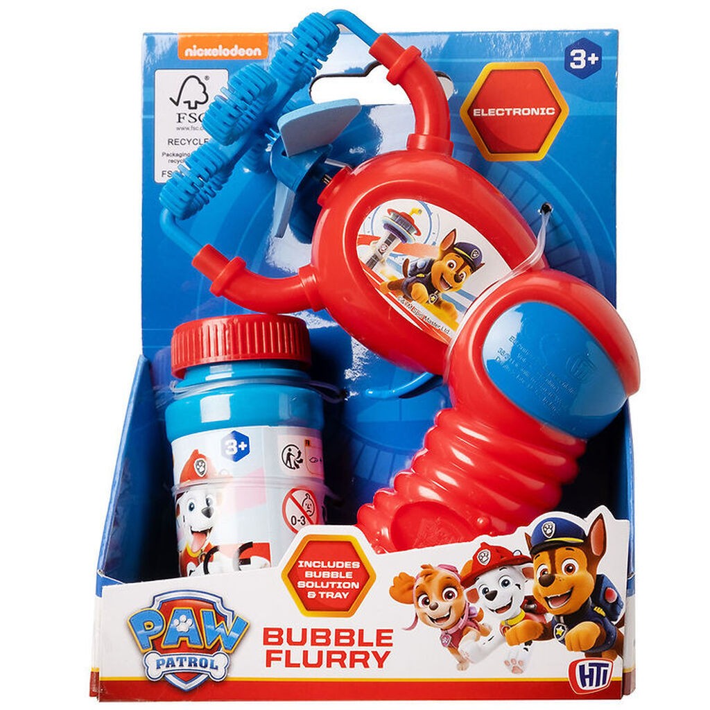 Bubbles Sæbeboblemaskine - Paw Patrol Bubble Flurry