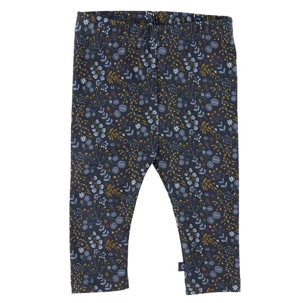 Smallstuff Leggings - Flower Night - Dark Blue