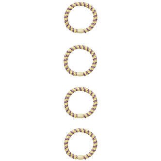 Name It Hårelastikker - 4-pak - NkfAcc-Arise - Pastel Yellow