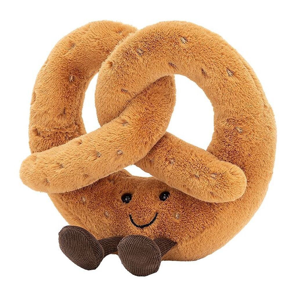 Jellycat Bamse - Large - 18x18 cm - Amuseable Pretzel