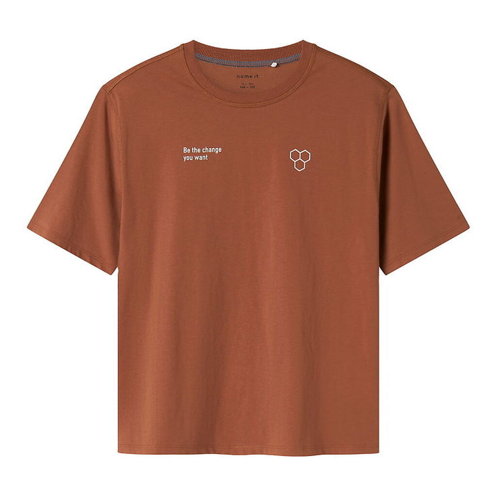 Name It T-Shirt - NkmOakley - Carob Brown