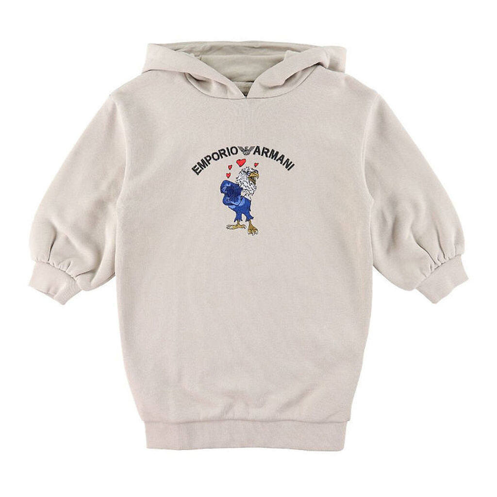 Emporio Armani Sweatkjole - Silver Cloud