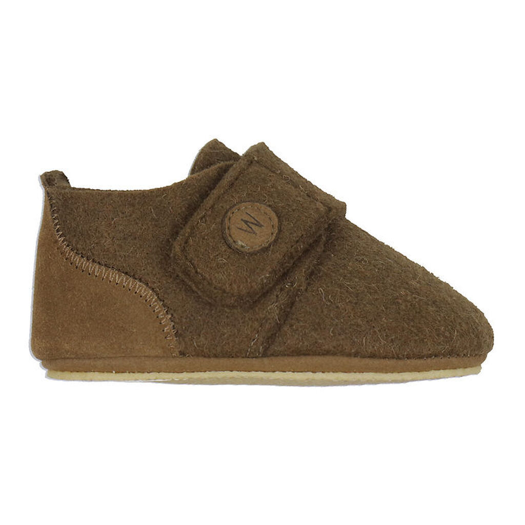 Wheat Hjemmesko - Uld - Marlin Felt - Brun