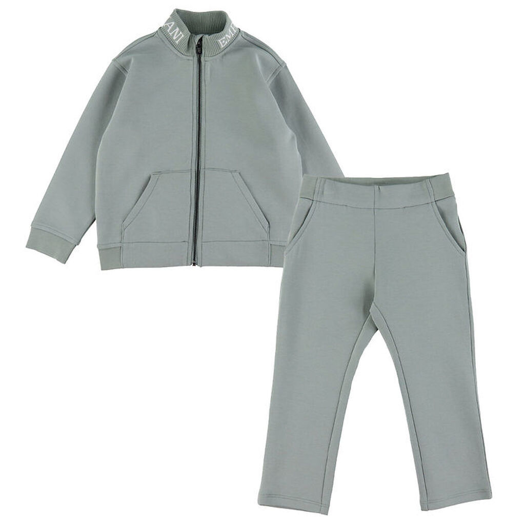 Emporio Armani Cardigan/Bukser - Silver Blue
