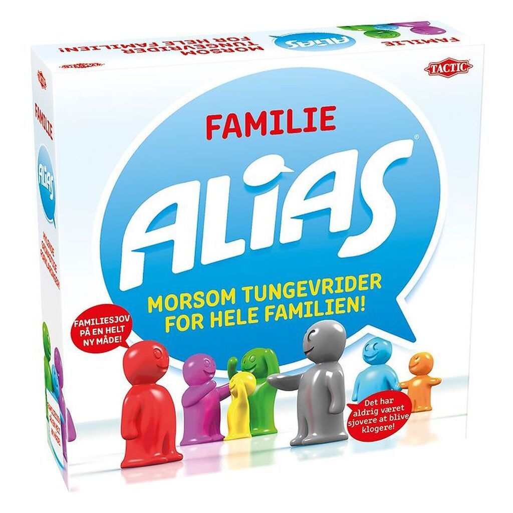 TACTIC Brætspil - Familie Alias