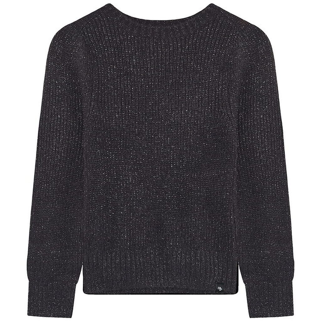 Indian Blue Jeans Bluse - Strik - Phantom m. Glimmer