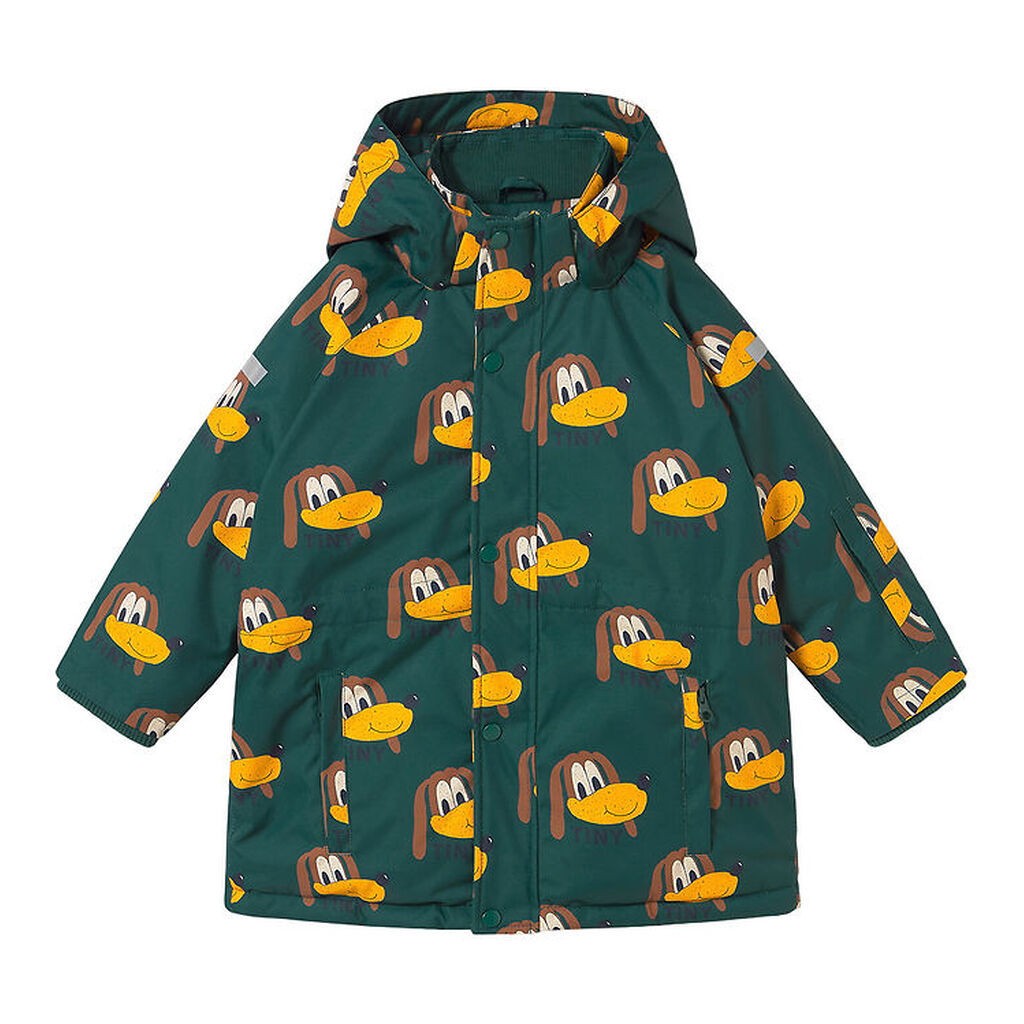 Tiny Cottons Vinterjakke - Dogs - Stormy Blue