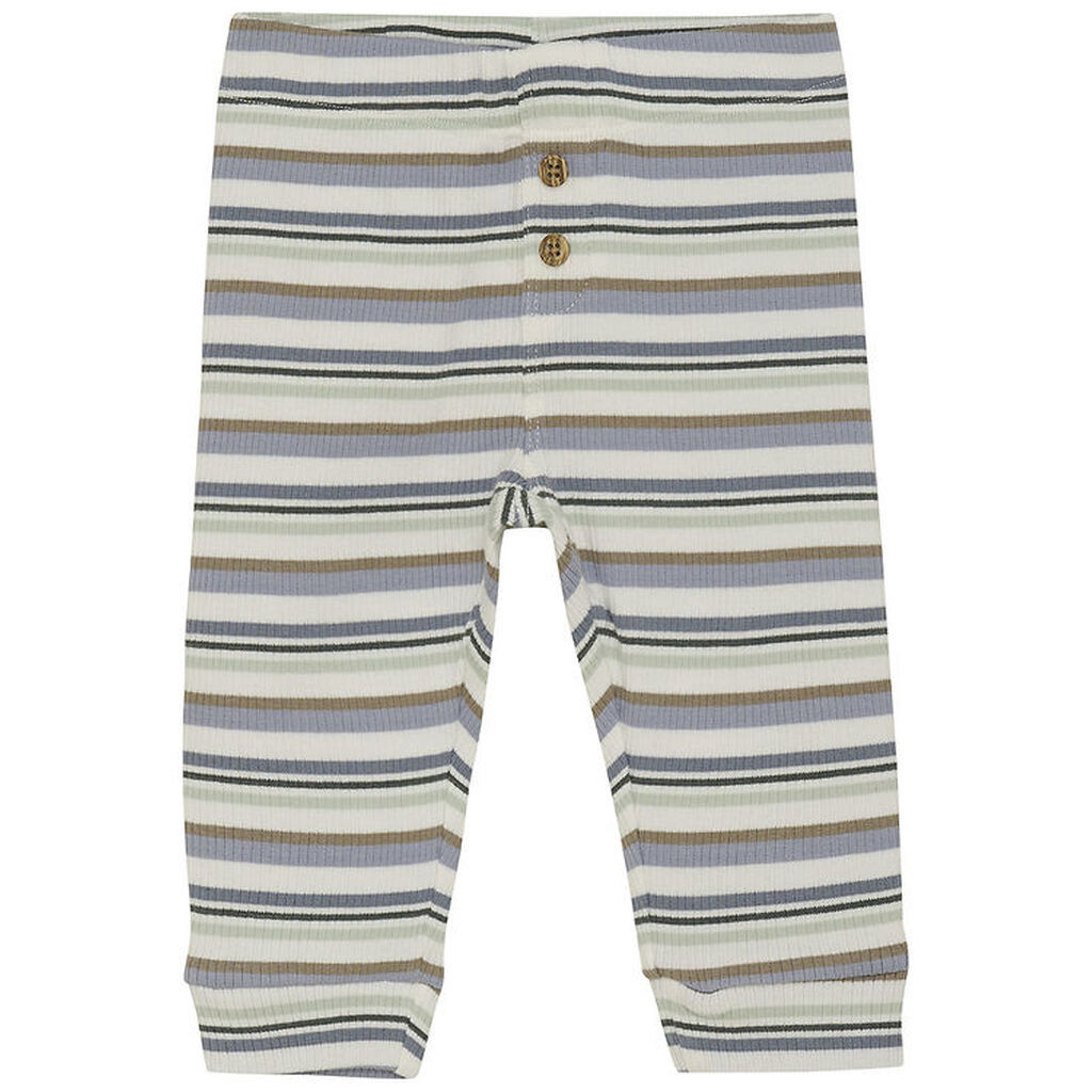 Minymo Bukser - Rib - Blue Fog