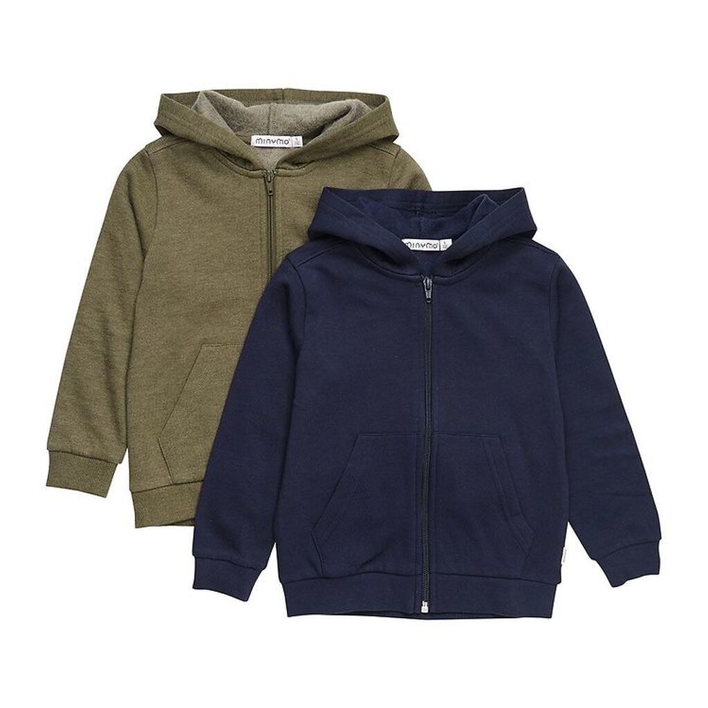 Minymo Cardigan - 2-Pak - Dark Olive