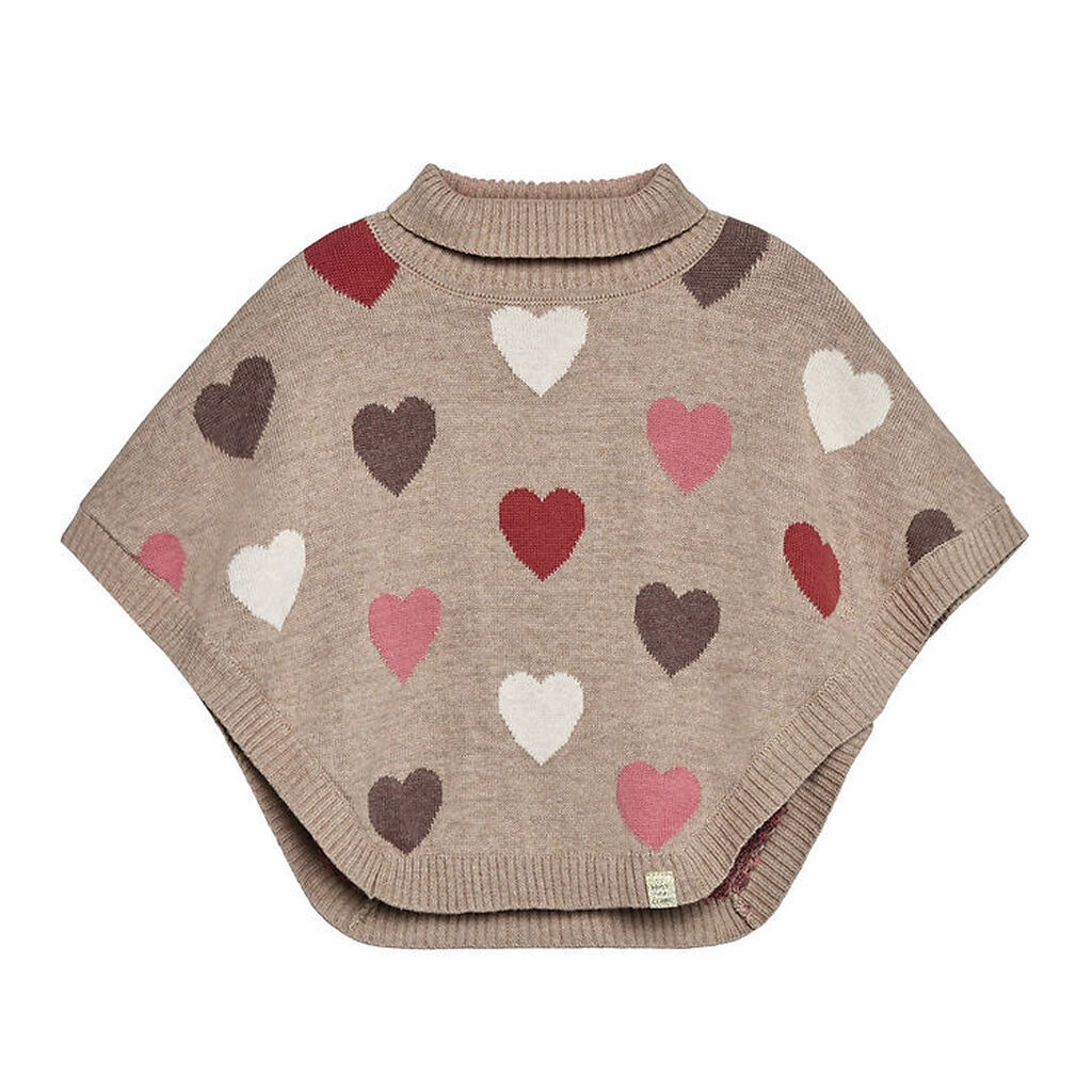 Hust and Claire Poncho - Strik - HCPinja - Biscuit