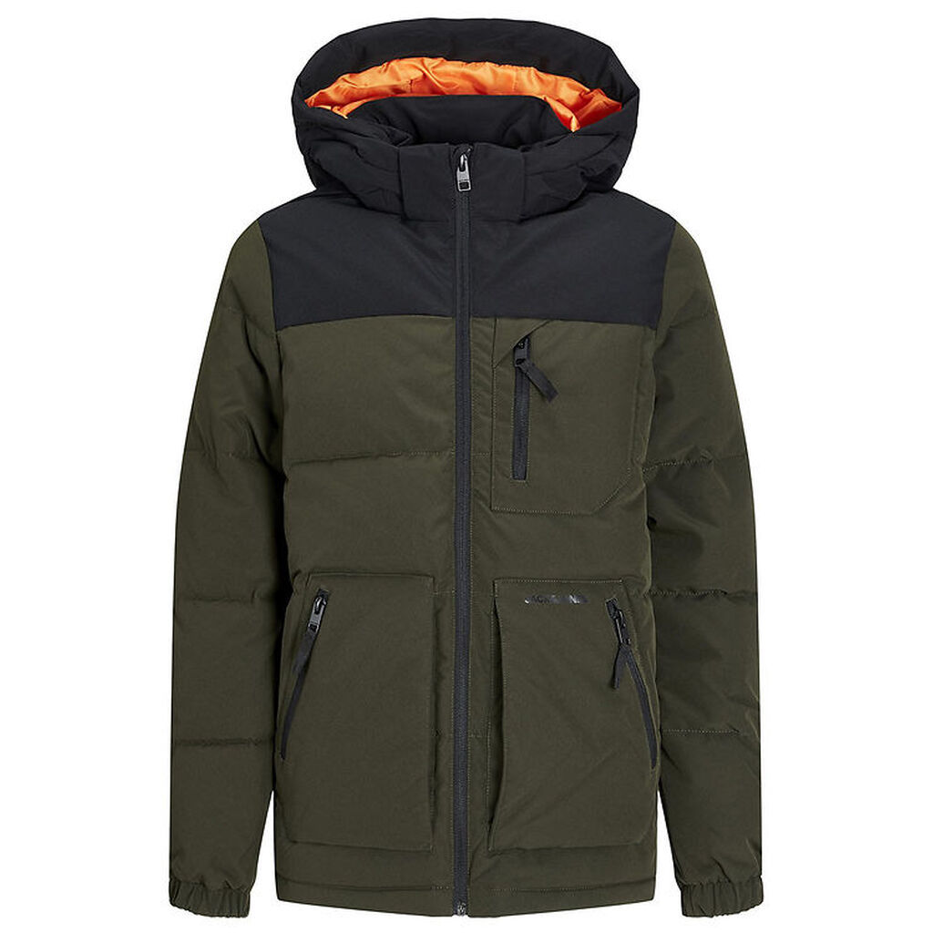 Jack & Jones Dynejakke - JJEOtto - Rosin/Black Blocking/Black Pr