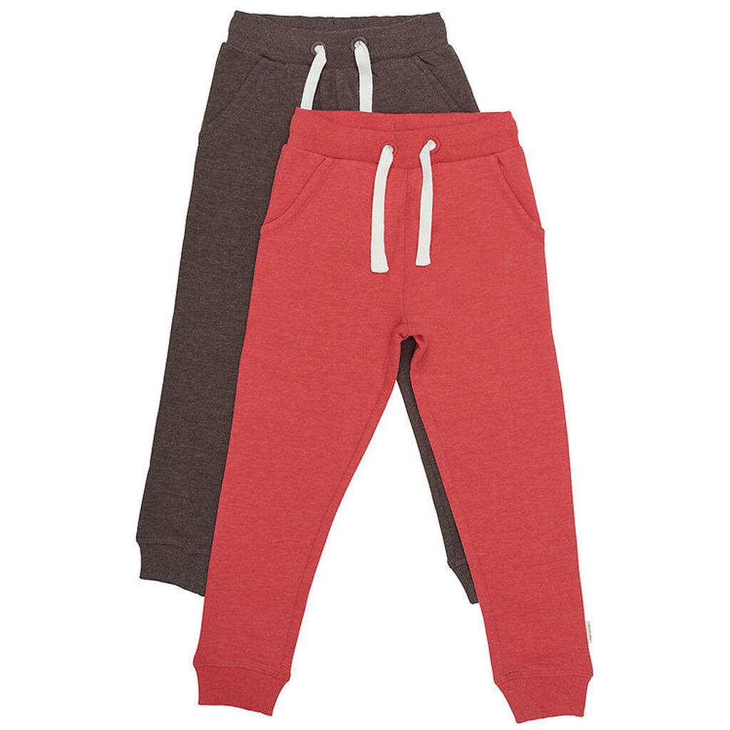 Minymo Sweatpants - 2-pak - Tomato Puree