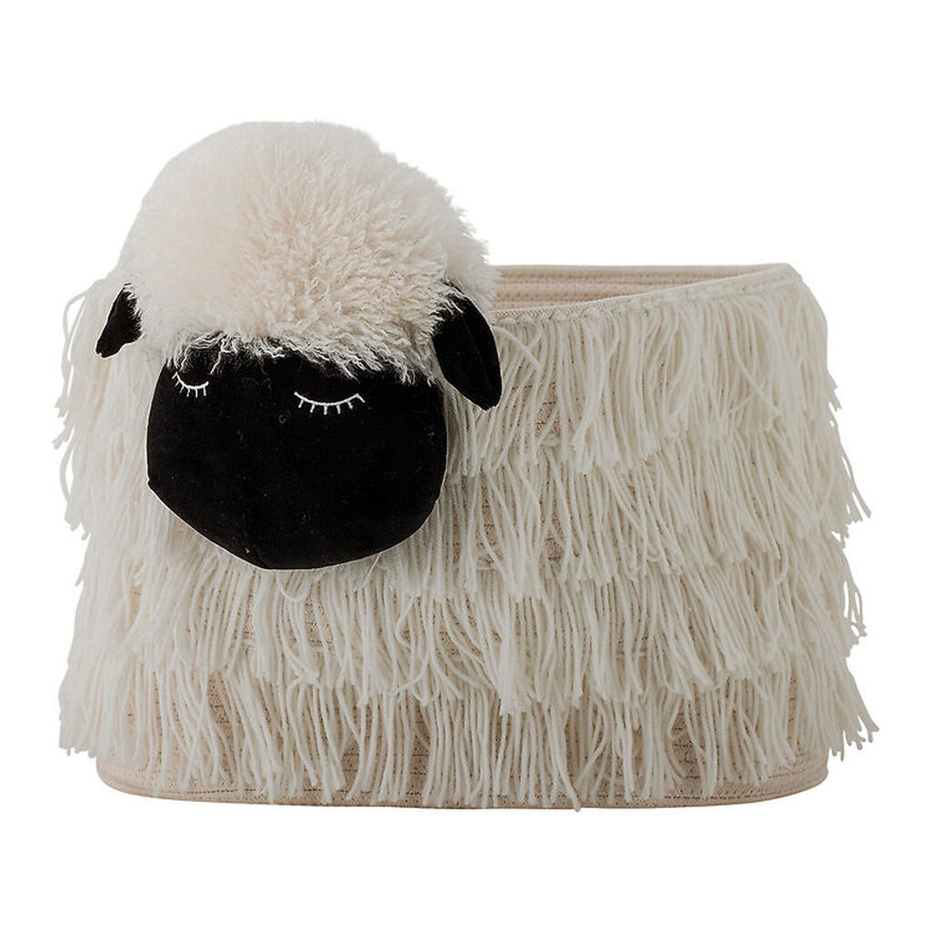 Bloomingville Opbevaringskurv - 40x30 cm - Dolly - Hvid