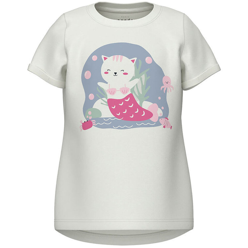 Name It T-shirt - NmfVix - Bright White