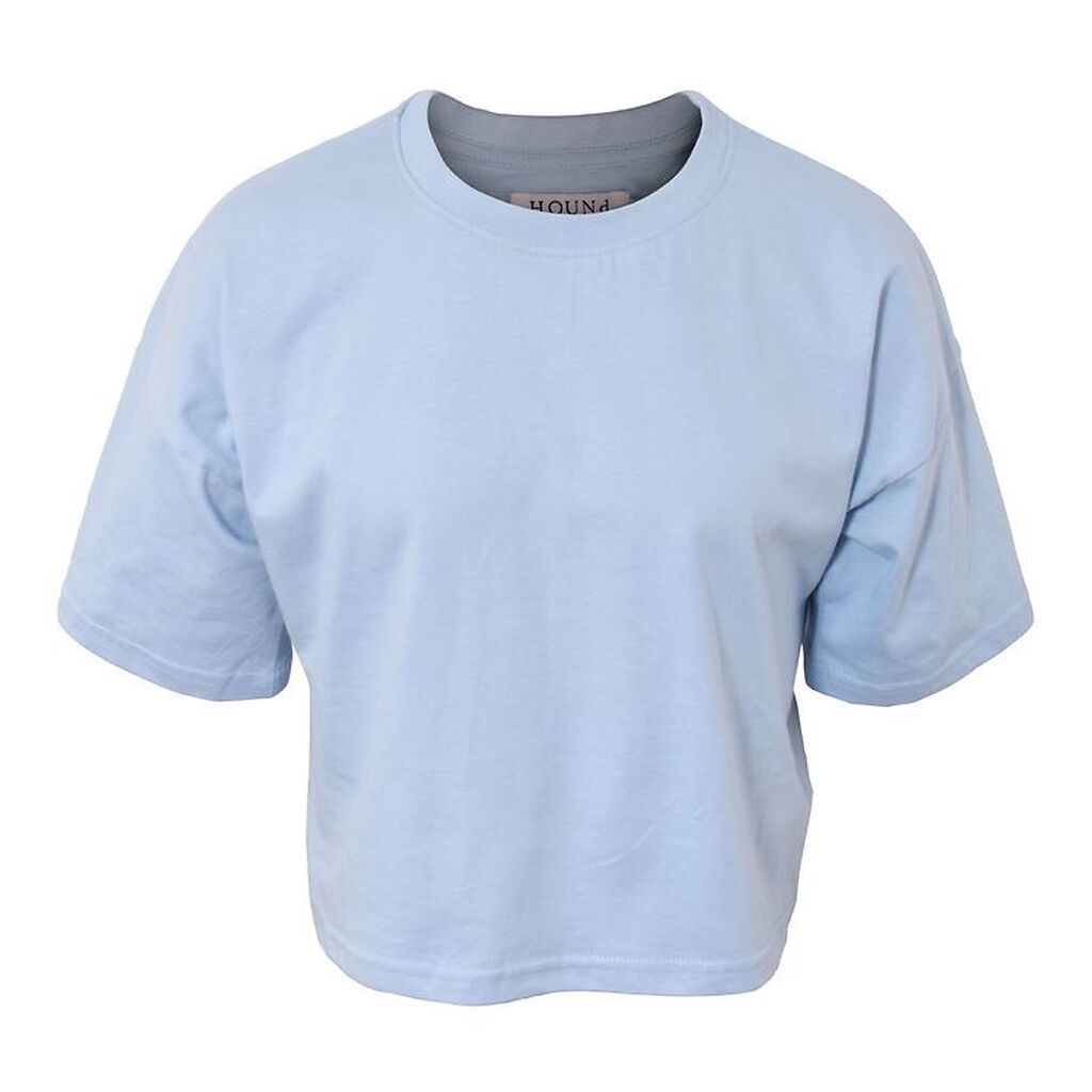 Hound T-shirt - Crop - Light Blue