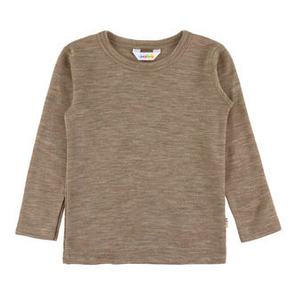 Joha Bluse - Uld/Silke - Beige Melange