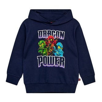 LEGOÂ® Ninjago Hættetrøje - LWSaku - Dark Navy m. Print