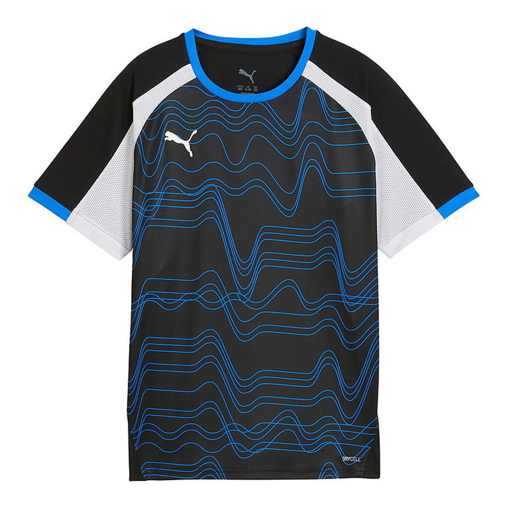 Puma T-shirt - Liga Graphic - Sort/Blå/Hvid